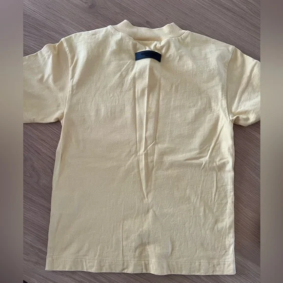 Essentials Women's Athletic Shorts and Tee in Pale Yellow - Picture 3 of 14